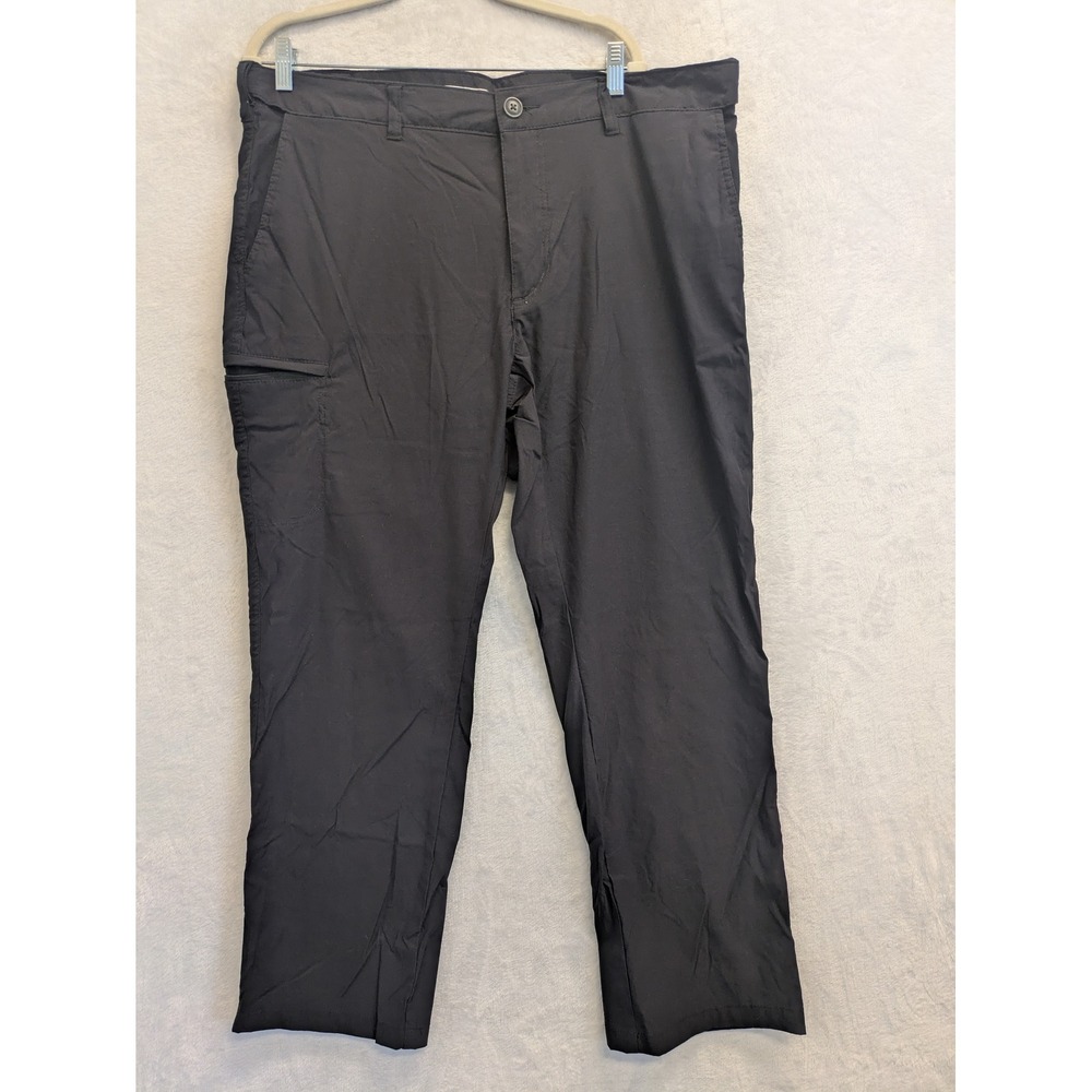 UB Tech Classic Fit‎ Cargo Pants Black 40x32 Nylon Spandex Blend Men